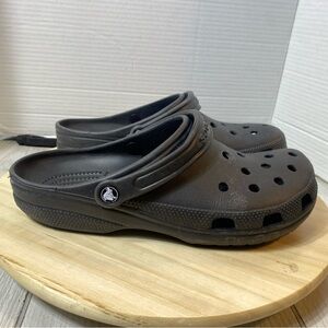 Black Slip On Classic Crocs Men’s Size 11 Clog Sandals